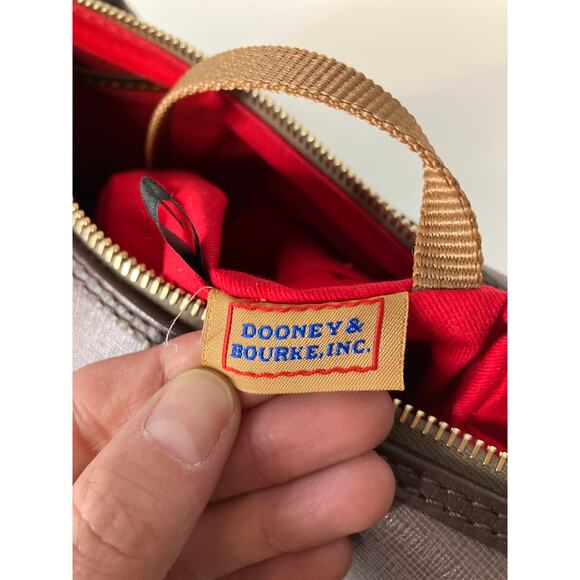 DOONEY & BOURKE MEDIUM CROSSGRAIN LEATHER SHOULDER BAG - Picture 13 of 15